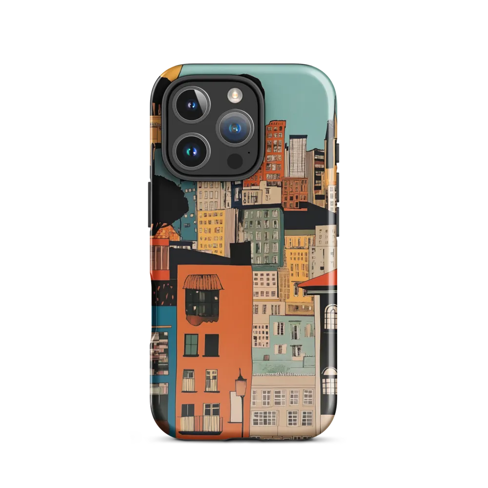 Urban Fusion: A Colorful Cityscape