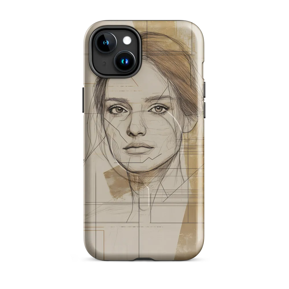 Geometric Elegance: A Modern Portrait