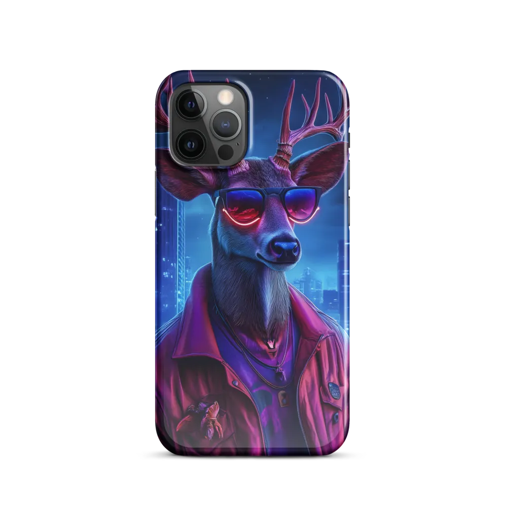 Urban Serenade: The Cool Deer | Phone Case |  12 Pro | Snap Case | Glossy
