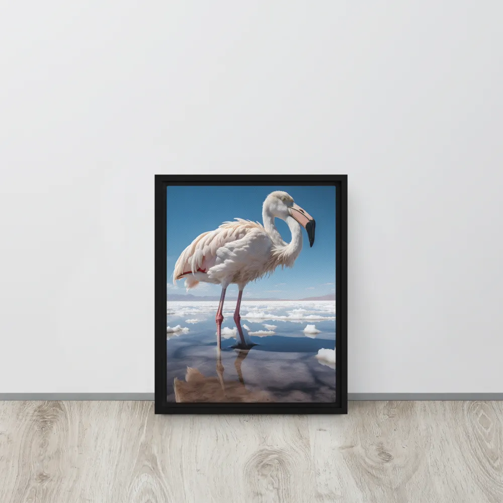 Graceful Solitude of a Flamingo