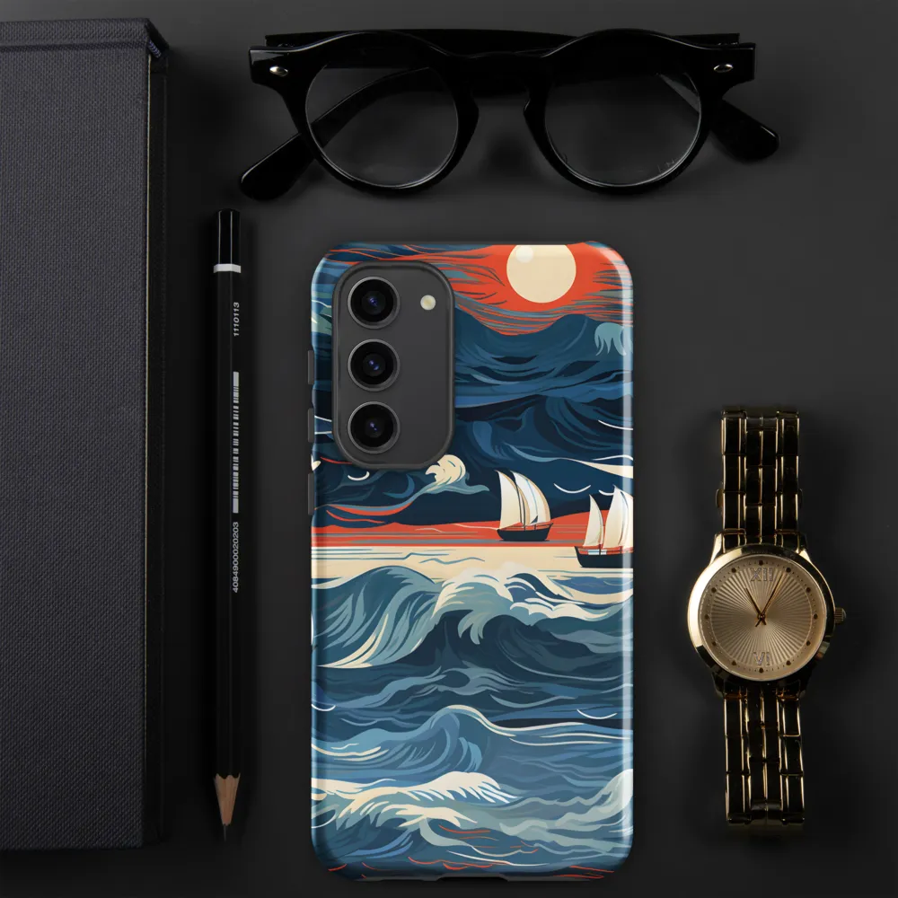 Ocean Whispers: A Voyage at Dusk