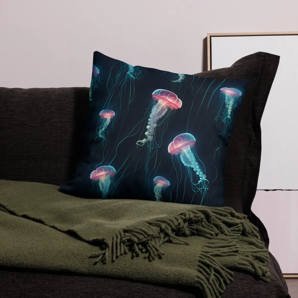 Ethereal Dance of Jellyfish | Pillow & Pillow Case | Multiple Sizes