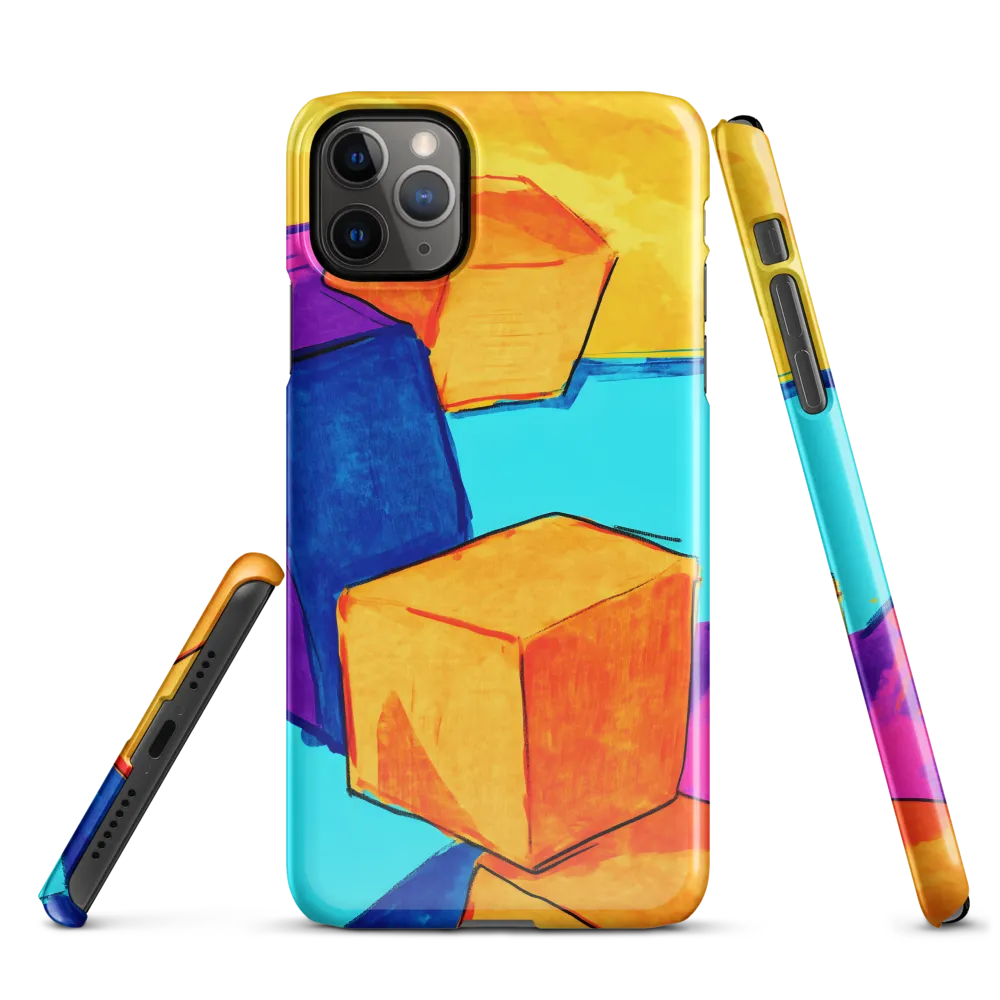 Playful Cubes in Vibrant Harmony | Phone Case |  11 Pro Max | Snap Case | Glossy