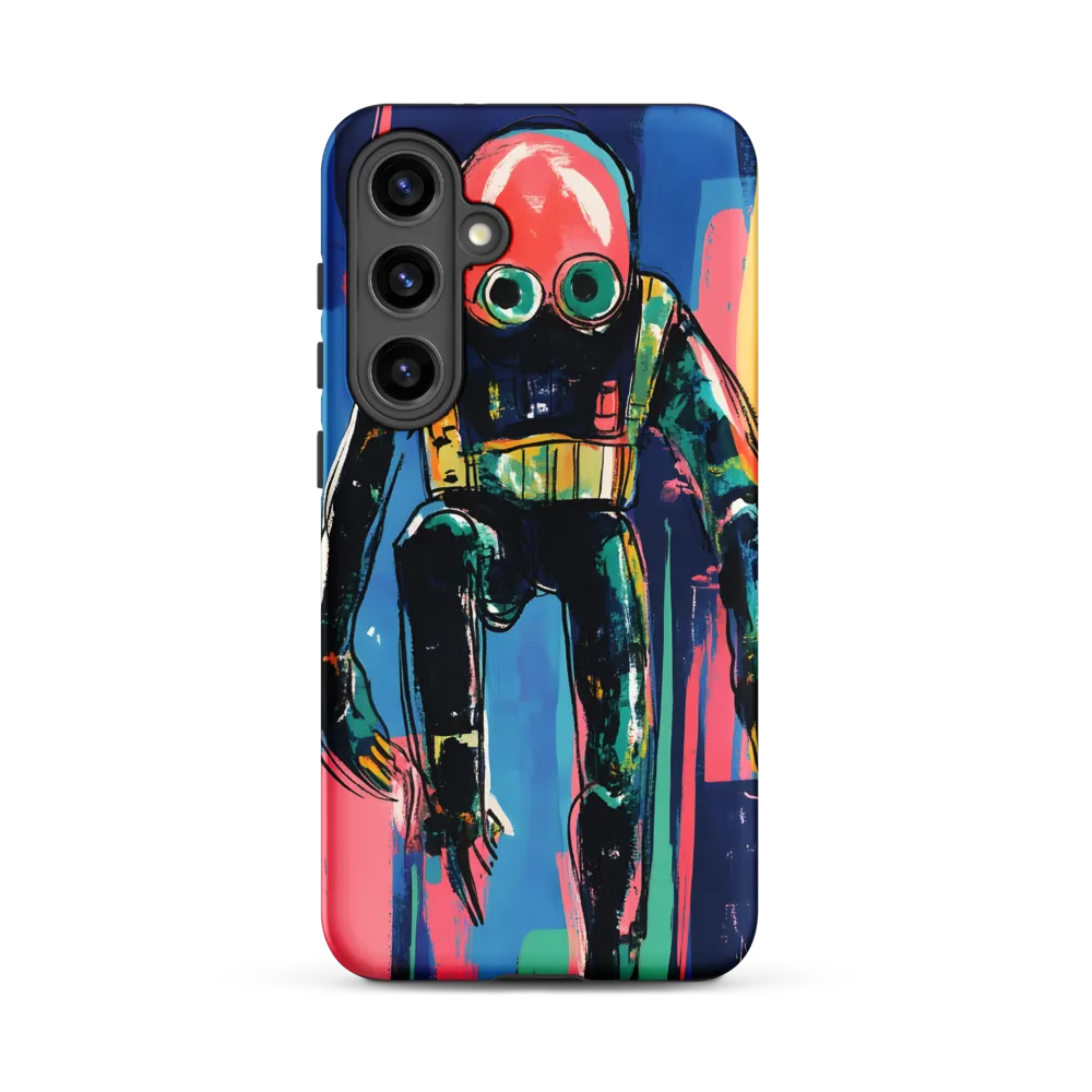 Diver in Vibrant Motion