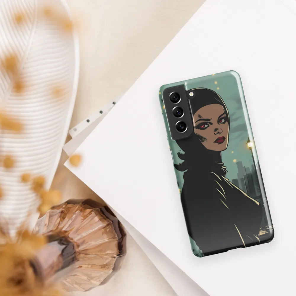 Shadows of Intrigue | Phone Case |  S21 | Snap Case | Glossy