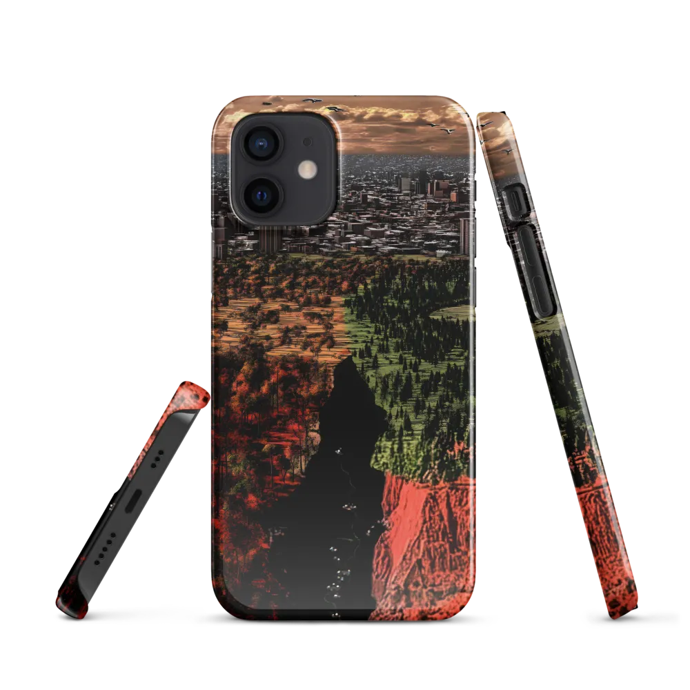 Harmony and Dissonance: A Landscape of Contrasts | Phone Case |  12 | Snap Case | Glossy