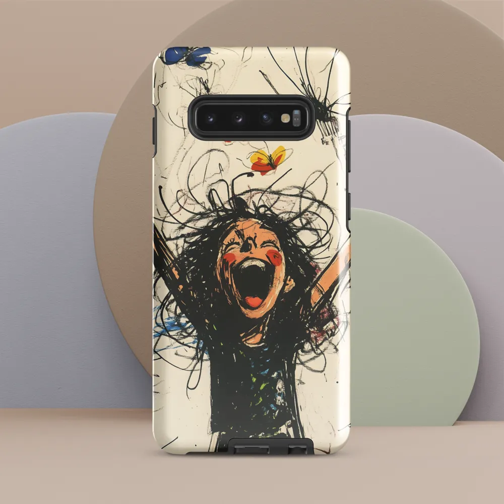 Unleashing Joy | Phone Case |  S10 Plus | Tough Case | Glossy