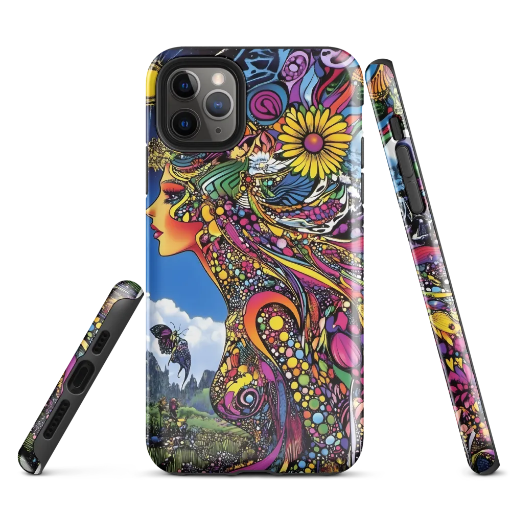 Harmony in Color: A Psychedelic Reverie | Phone Case |  11 Pro Max | Tough Case | Glossy