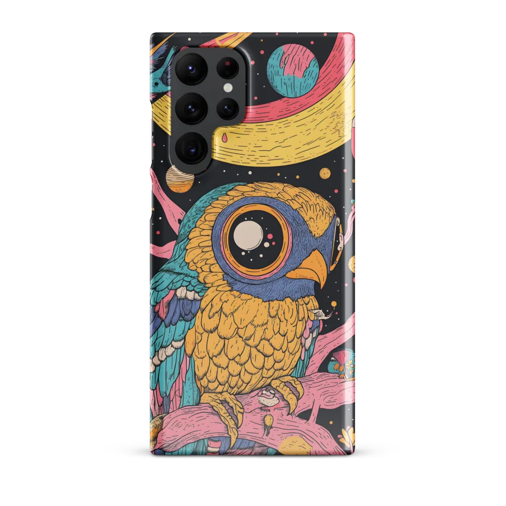 Whimsical Cosmic Owl | Phone Case |  S22 Ultra | Snap Case | Glossy