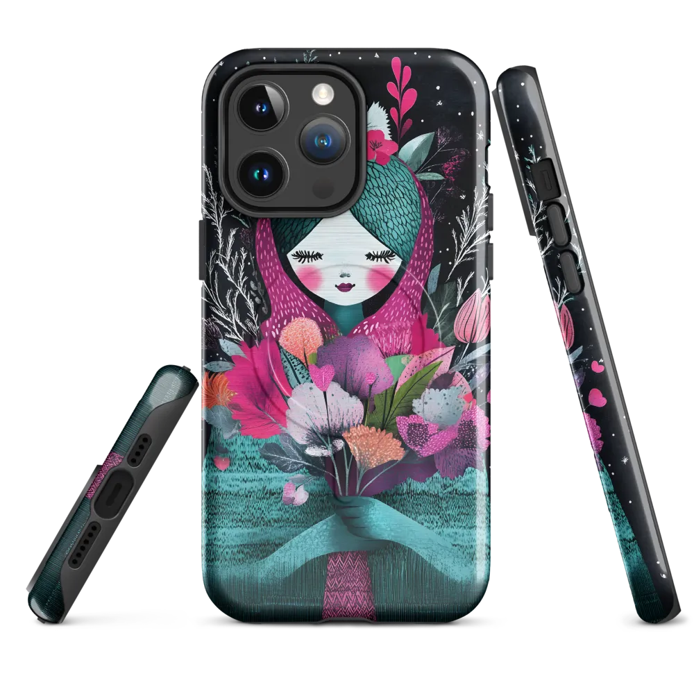 Whispers of Flora | Phone Case |  14 Pro Max | MagSafe® Tough Case | Glossy