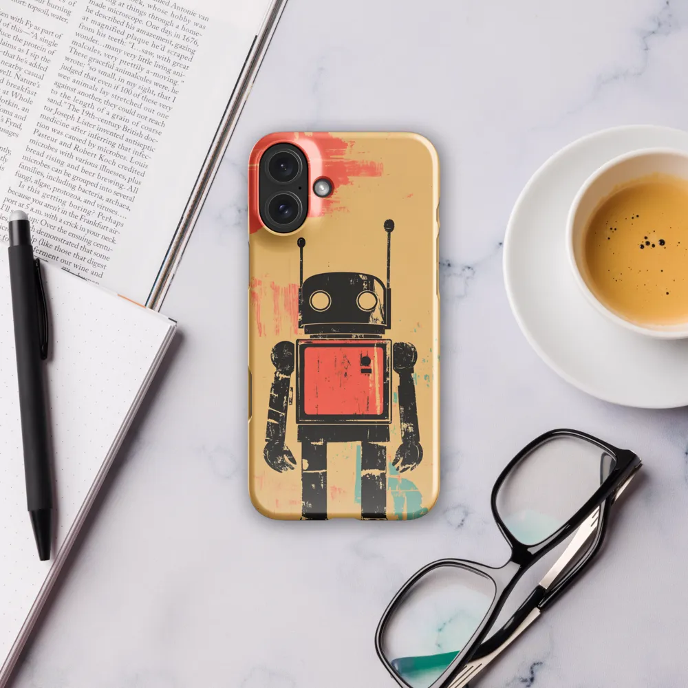 The Retro Robot | Phone Case |  16 Plus | Snap Case | Glossy