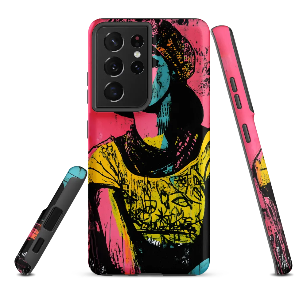 Urban Elegance: A Graffiti Portrait