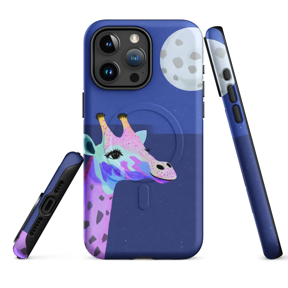 Whimsical Giraffe Under the Stars