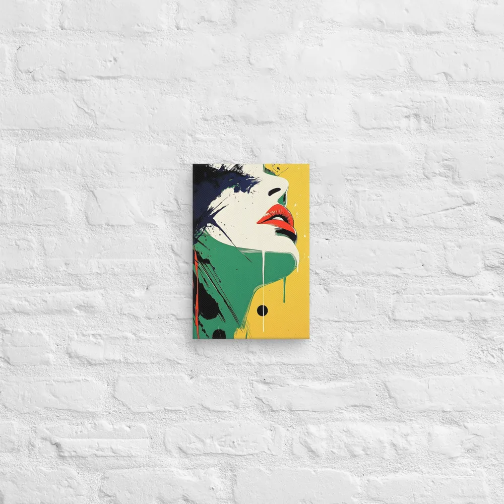 Bold Reflections: A Pop Art Portrait | Canvas | 8″×12″