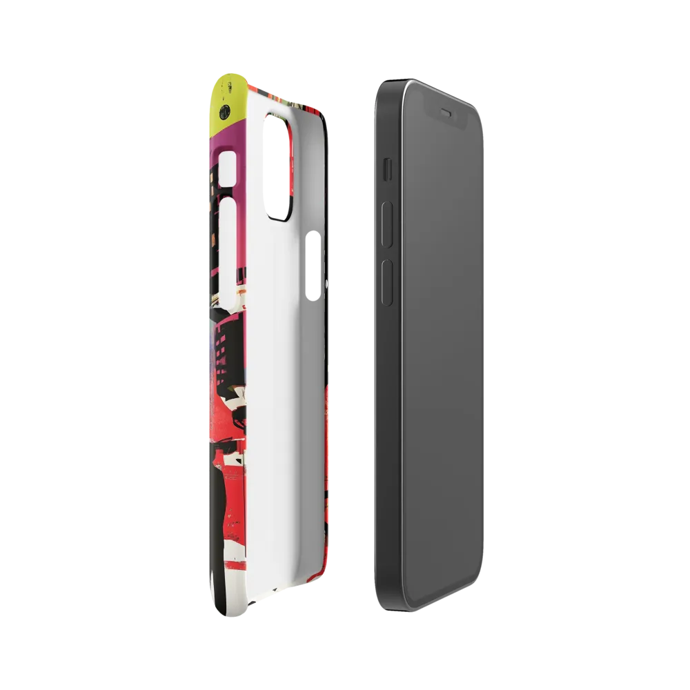 Urban Echoes: A Futuristic Reverie | Phone Case |  12 Mini | Snap Case | Glossy
