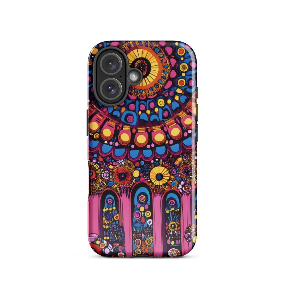 Whimsical Mandala Symphony | Phone Case |  16 | Tough Case | Glossy