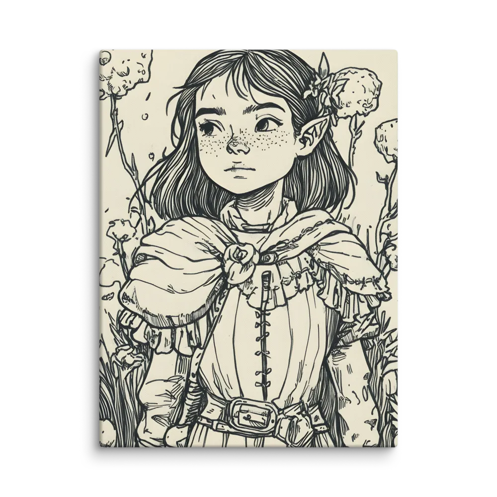 A Young Guardian of Nature | Canvas | 18″×24″