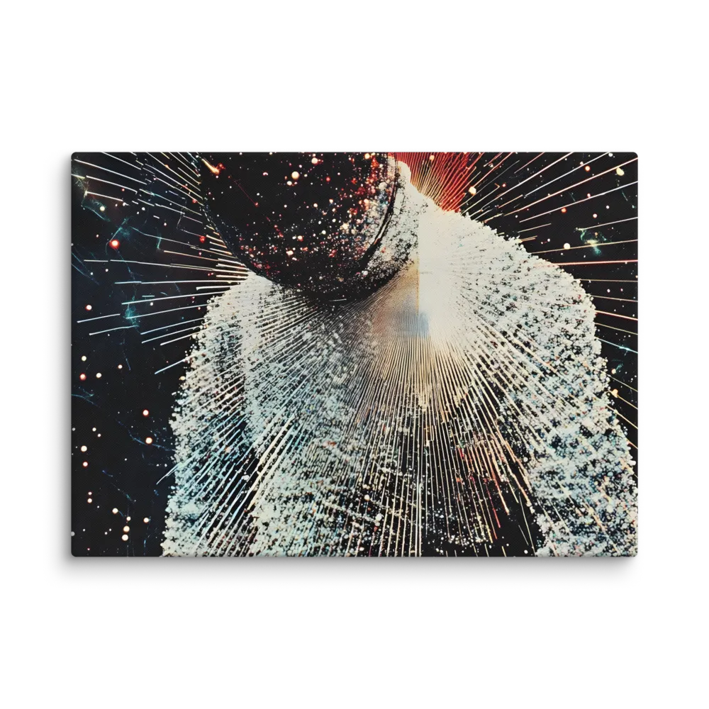 Ethereal Astronaut: A Journey Through the Cosmos | Canvas | 20″×28″