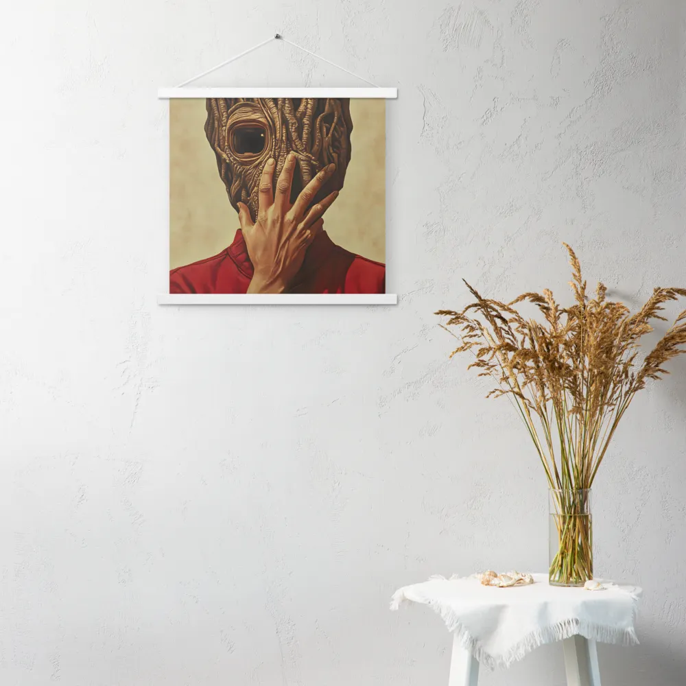 The Mask of Roots | Poster With White Wood Hanger | 18″×18″