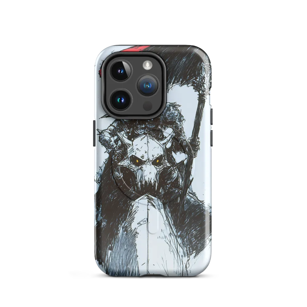 Knight of Shadows | Phone Case |  14 Pro | MagSafe® Tough Case | Glossy