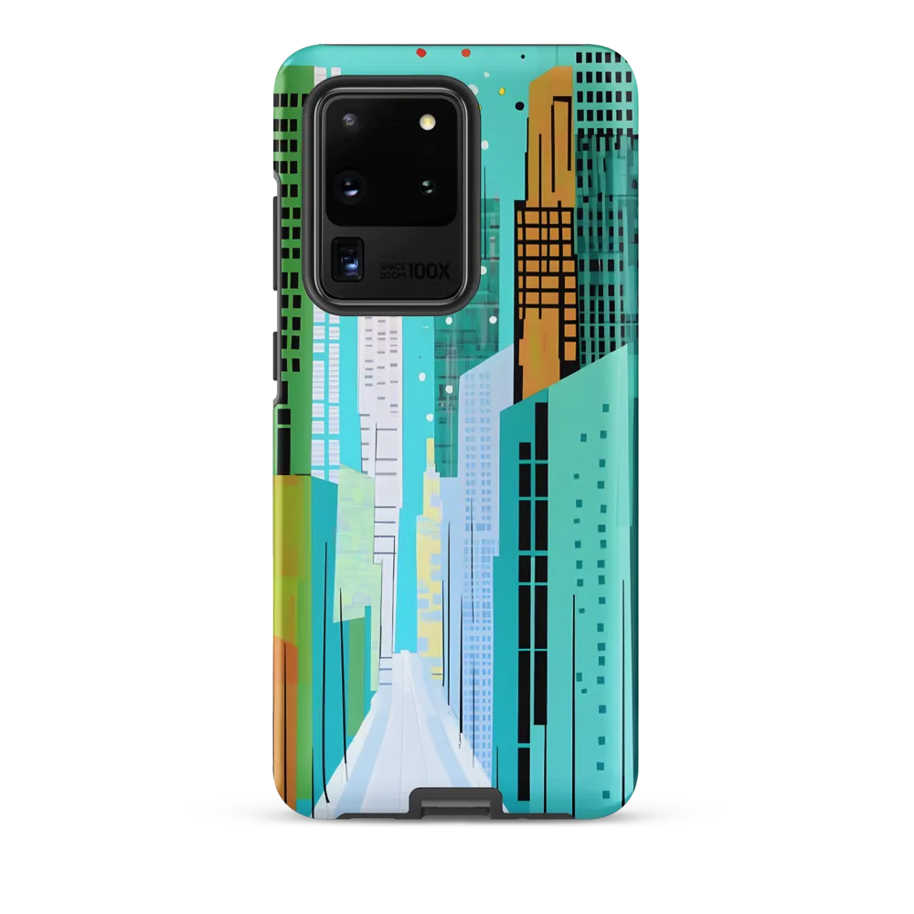Urban Symphony in Turquoise