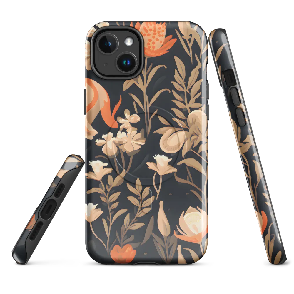 Floral Harmony: A Dance in the Dark