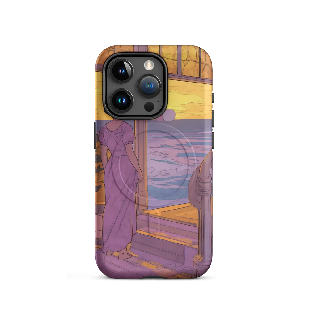 Whispers of the Sunset | Phone Case |  15 Pro | MagSafe® Tough Case | Matte