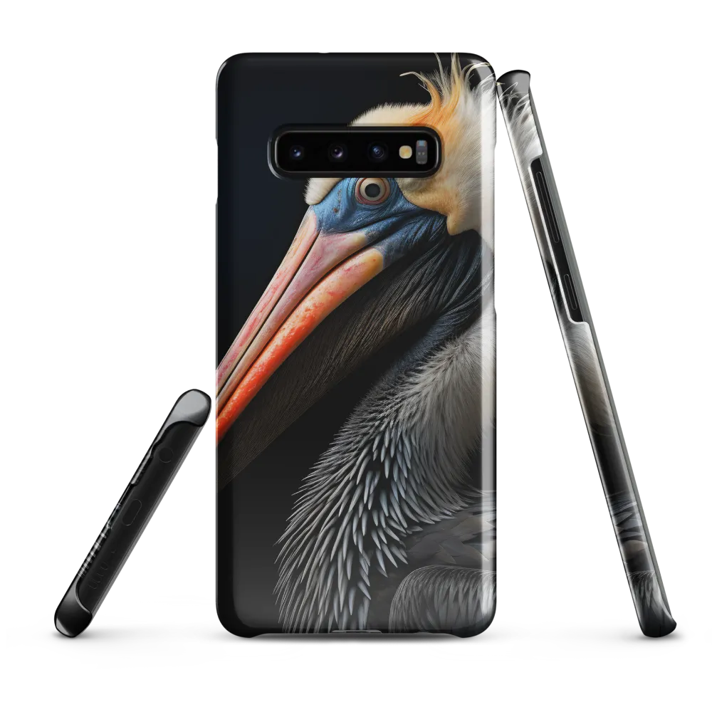 Majestic Portrait of a Pelican | Phone Case |  S10 Plus | Snap Case | Glossy