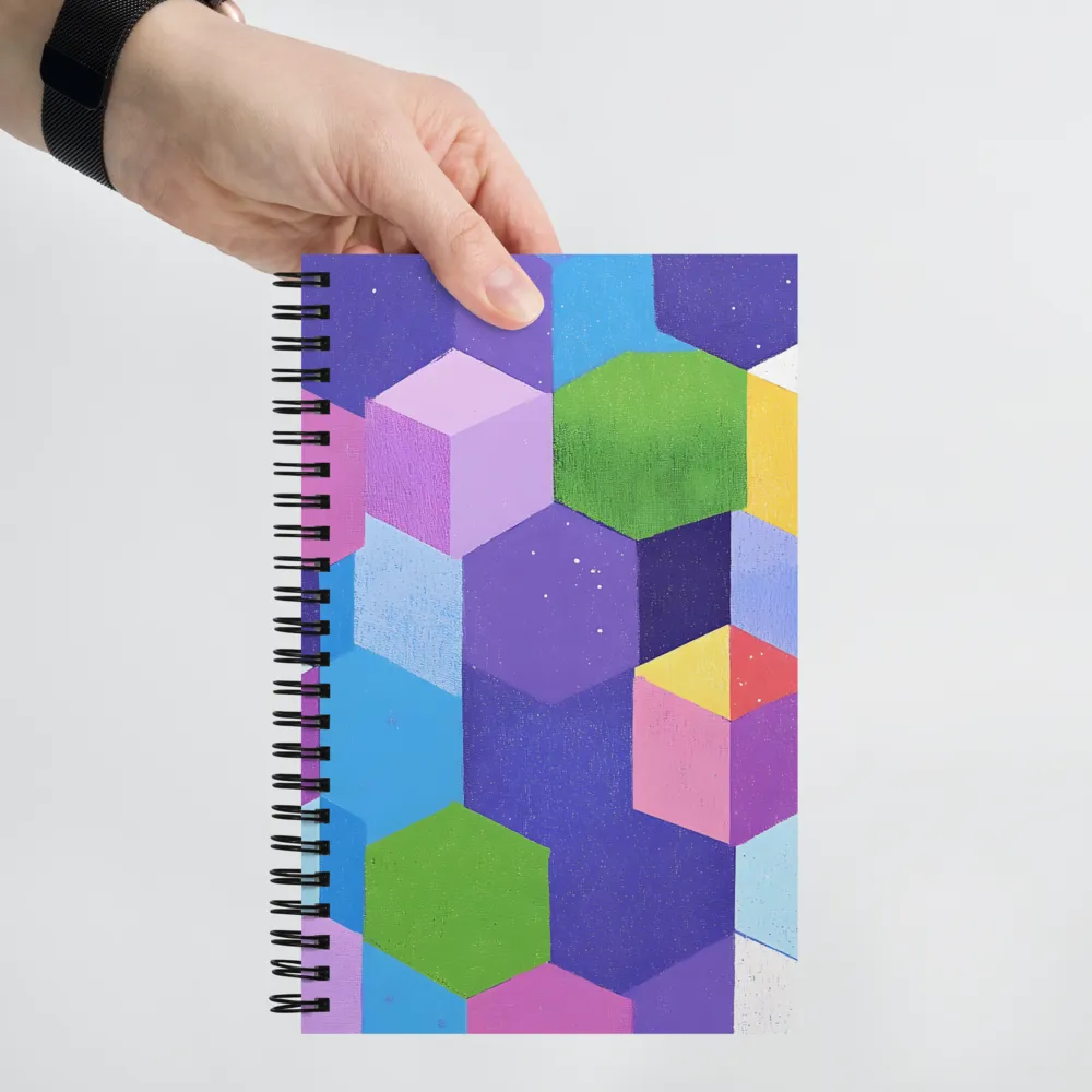 Geometric Harmony | Spiral Notebook