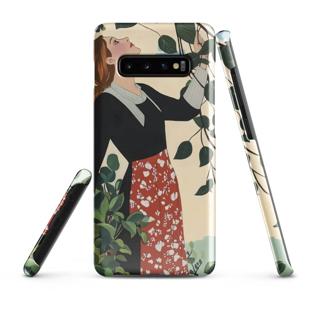 A Moment of Reflection | Phone Case |  S10 Plus | Snap Case | Glossy