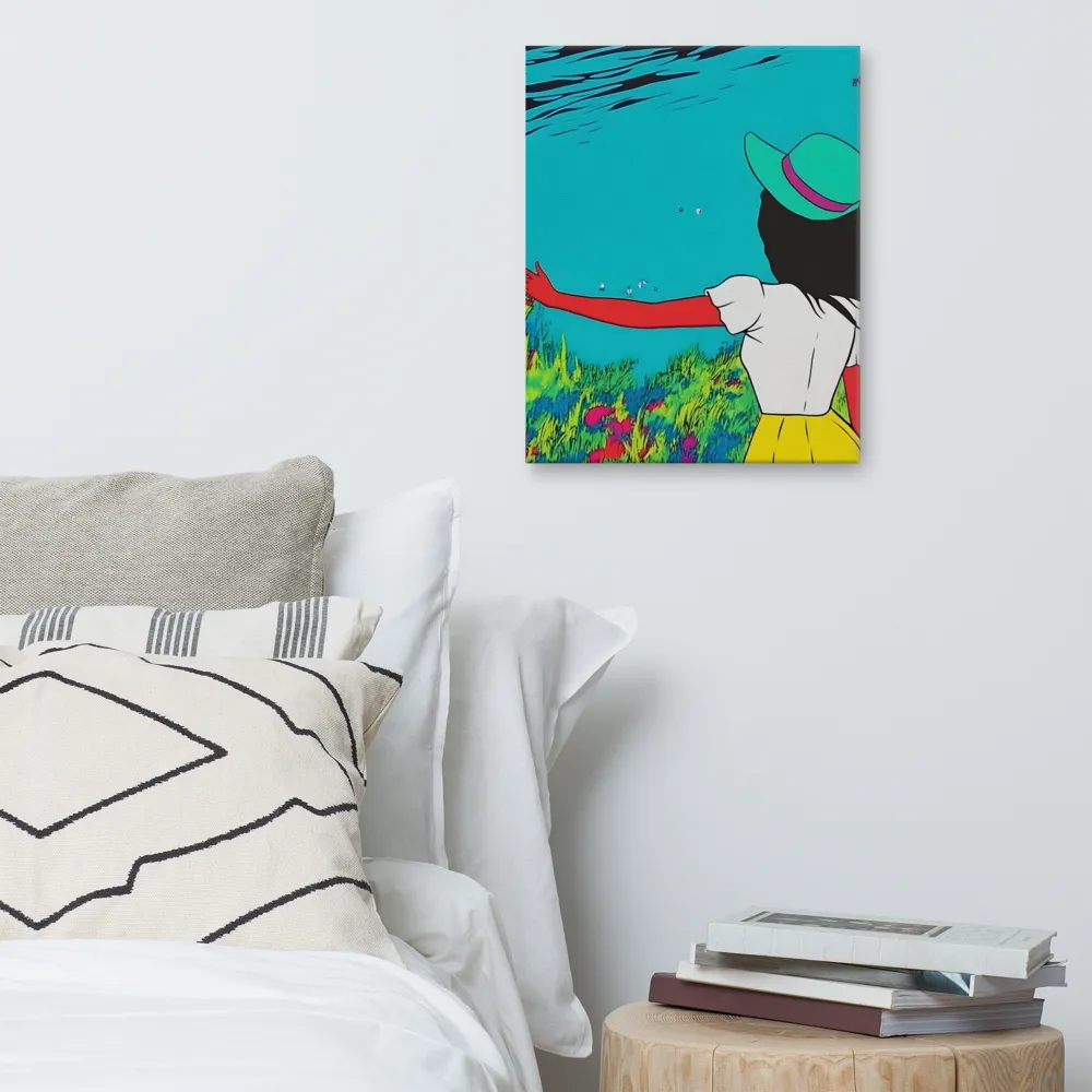 Whimsical Encounter | Canvas | 16″×20″