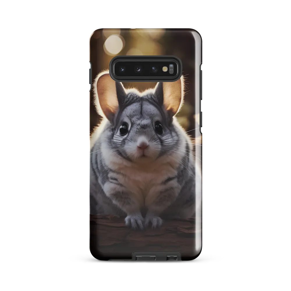 Curious Chinchilla in the Forest | Phone Case |  S10 Plus | Tough Case | Glossy