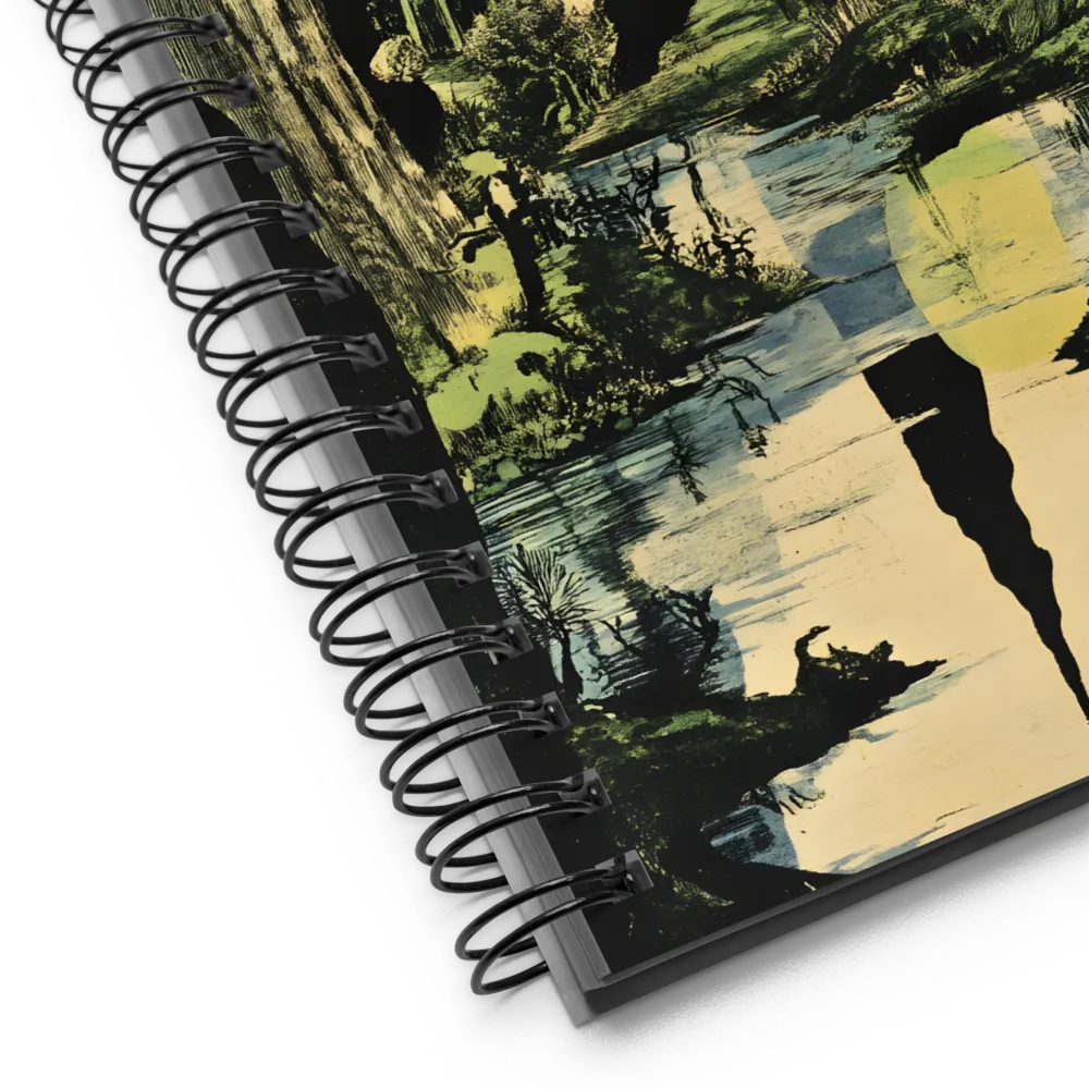 Reflections of Mystery | Spiral Notebook