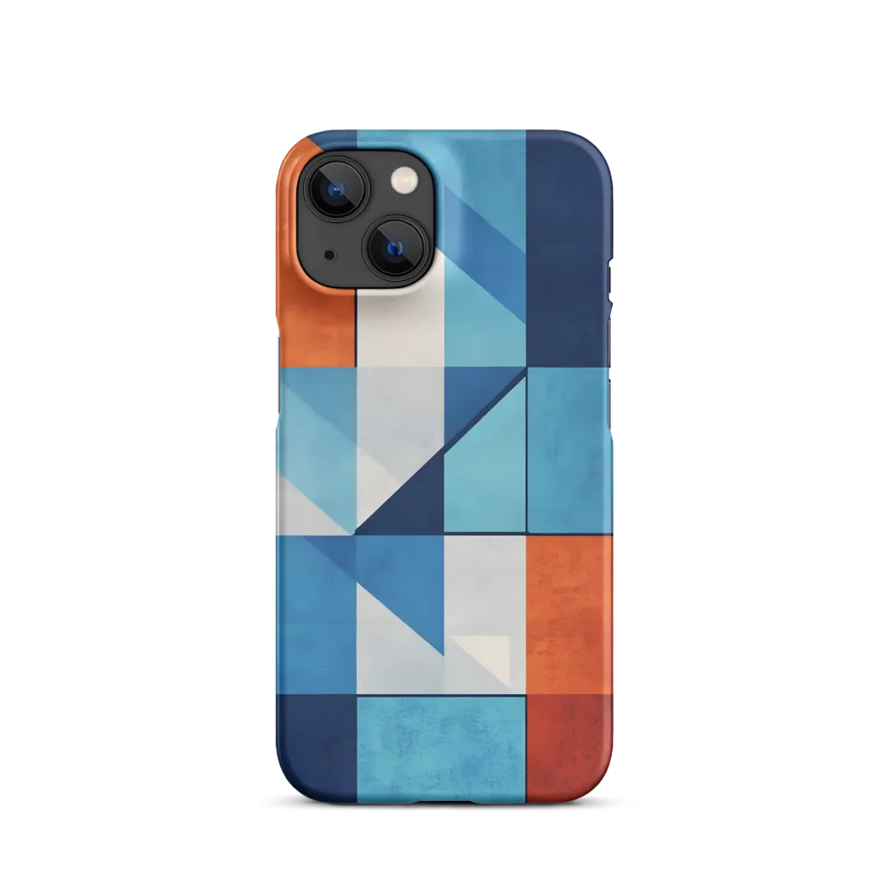Geometric Harmony in Color | Phone Case |  14 | Snap Case | Matte