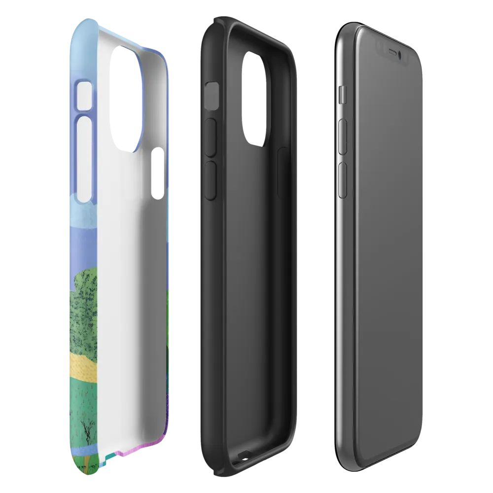 Whimsical Hills and Quaint Homes | Phone Case |  11 Pro | Tough Case | Matte