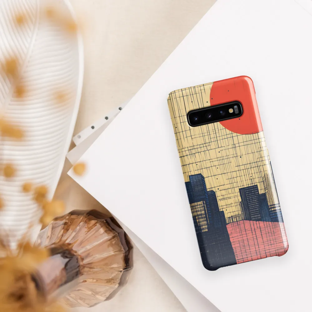 Urban Echoes: A Minimalist Cityscape
