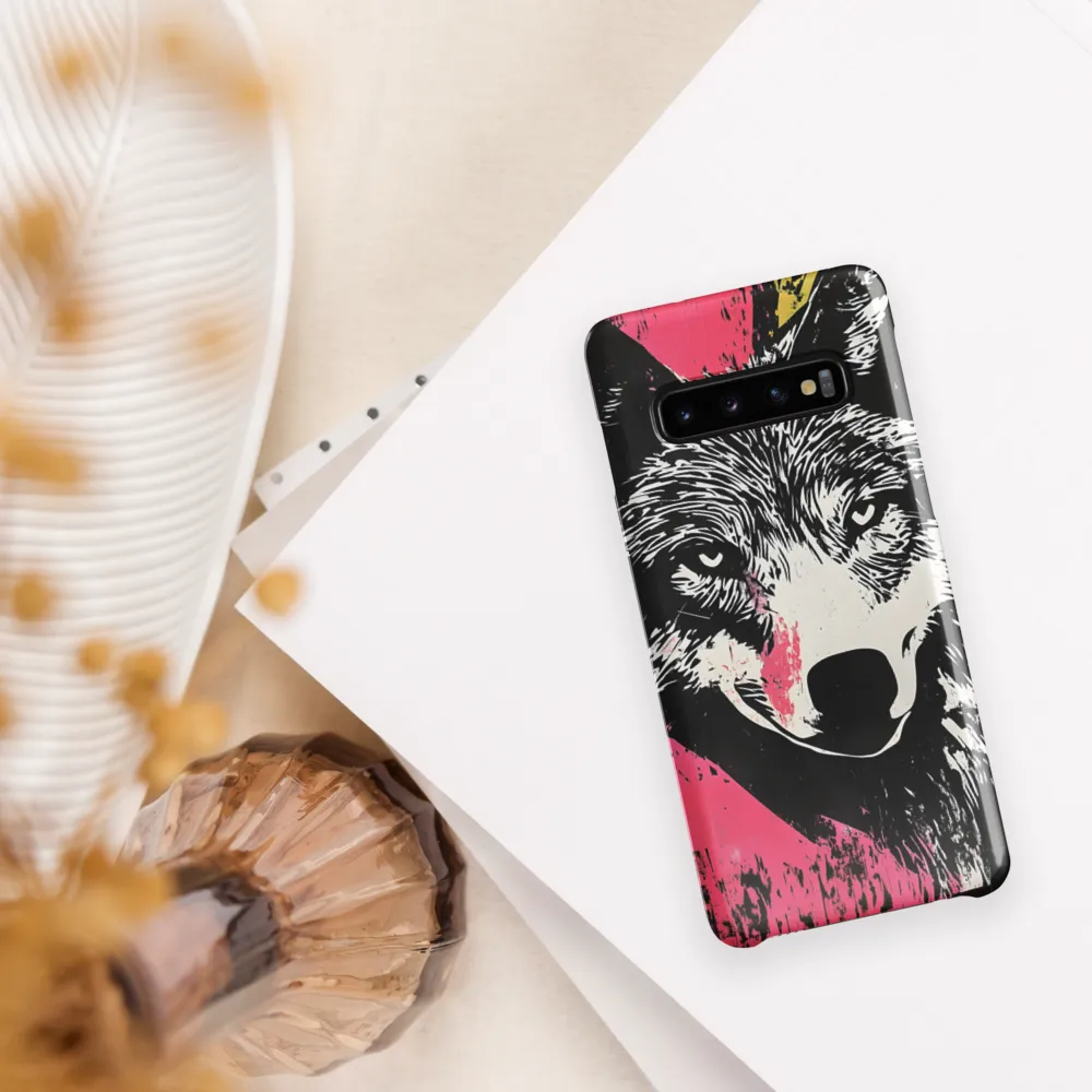 Intense Gaze of the Wolf