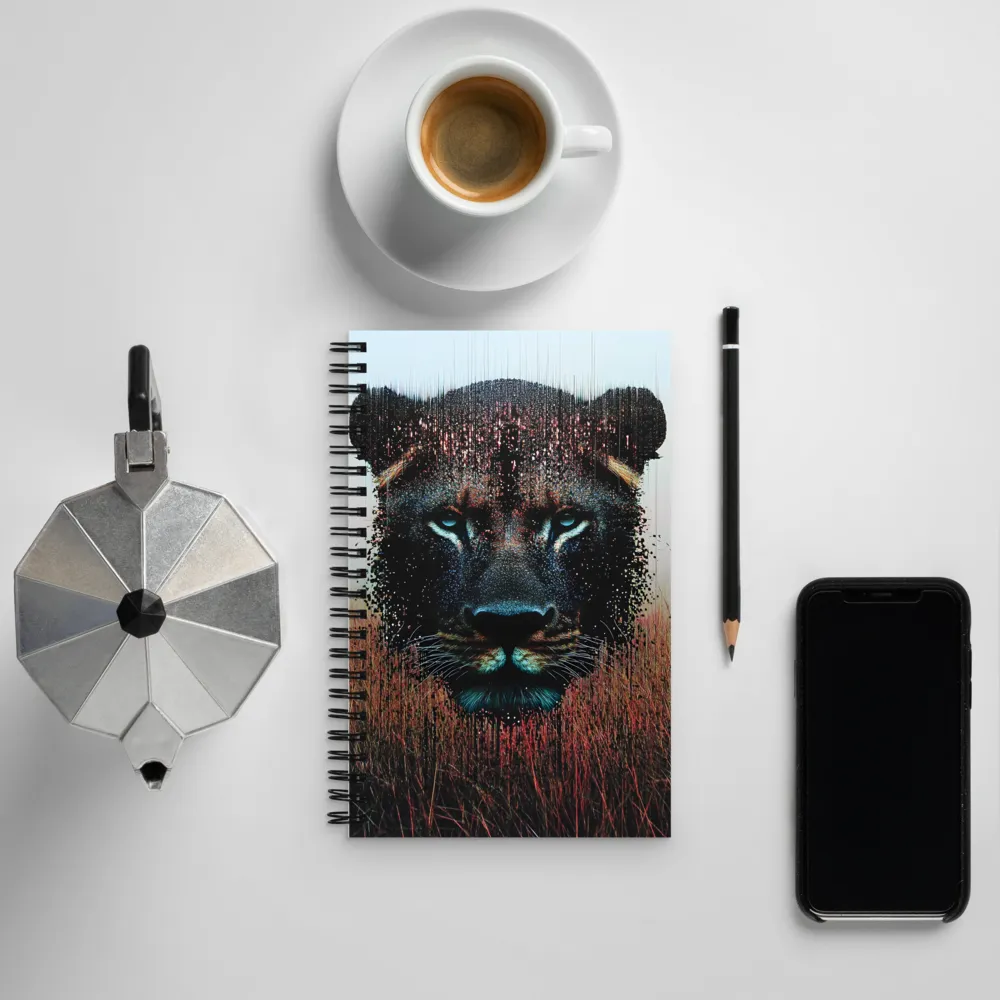 Mystical Majesty of the Lion | Spiral Notebook