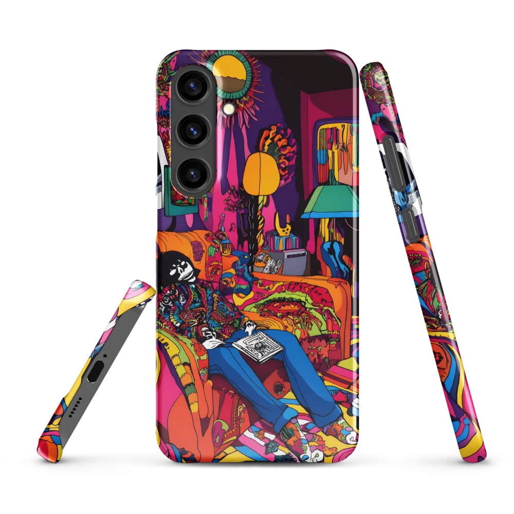 Psychedelic Reverie | Phone Case |  S24 Plus | Snap Case | Glossy
