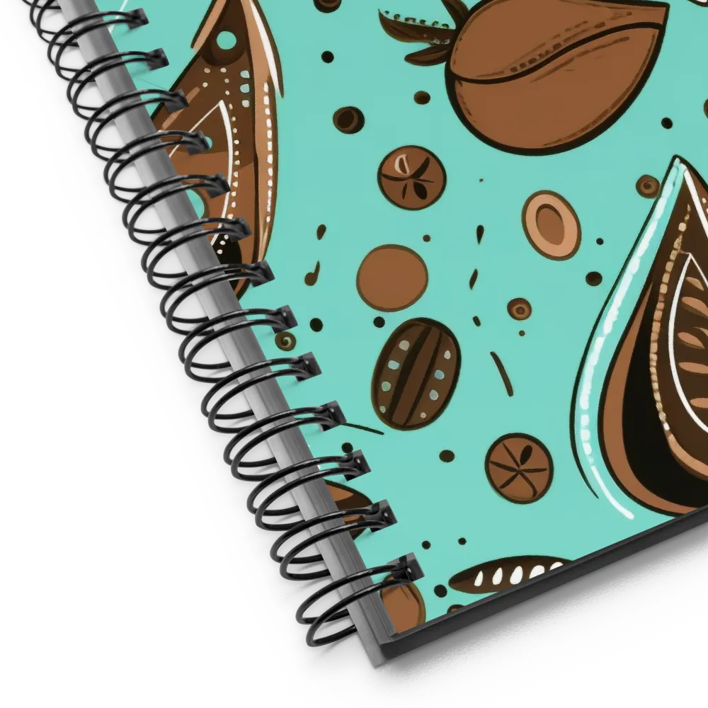 Whimsical Culinary Print | Spiral Notebook