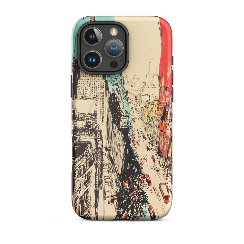 Dynamic Urban Symphony | Phone Case |  16 Pro Max | MagSafe® Tough Case | Matte