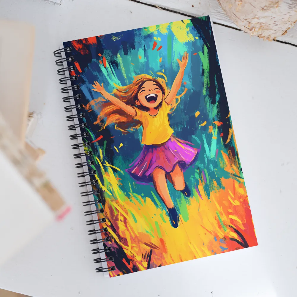 Joyful Escape into Nature | Spiral Notebook