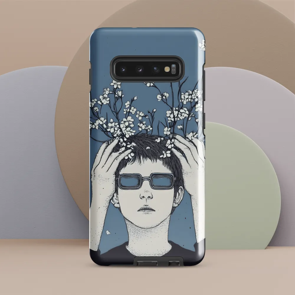 Blossoms of Contemplation | Phone Case |  S10 Plus | Tough Case | Glossy