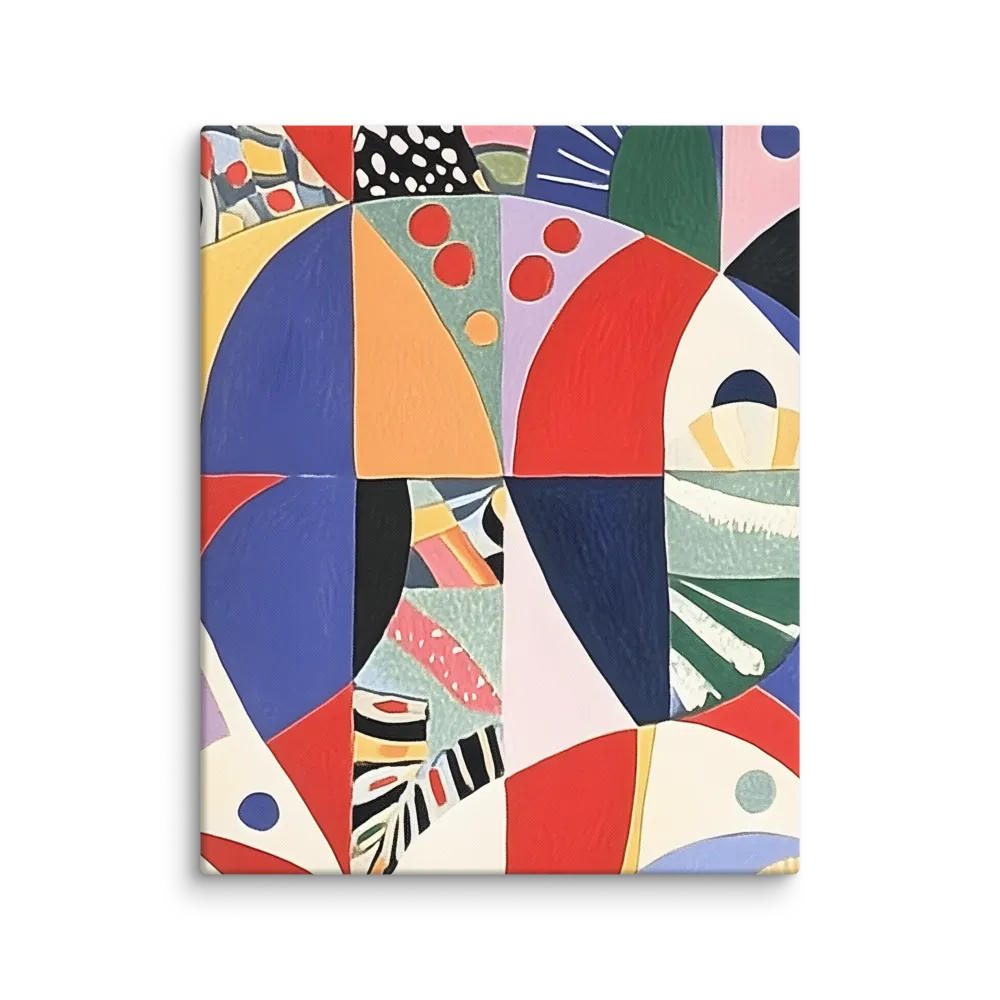 Dynamic Mosaic Symmetry | Canvas | 24″×30″