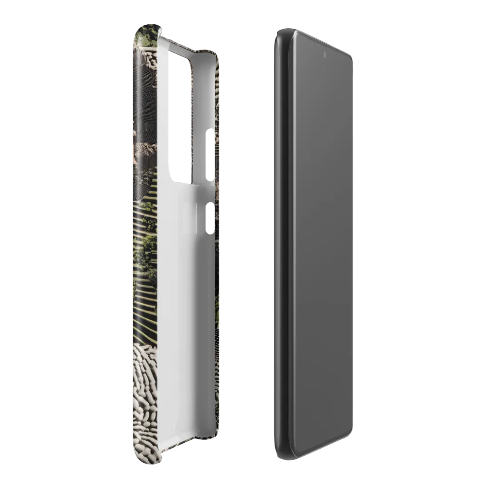 Ethereal Blend of Nature and Humanity | Phone Case |  S21 Ultra | Snap Case | Glossy