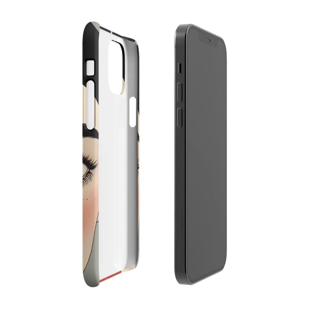 Serenity Captured: A Modern Portrait | Phone Case |  12 Pro | Snap Case | Matte