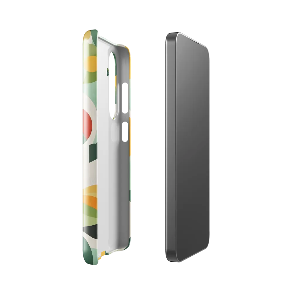 Harmony in Shapes: A Playful Abstract Design | Phone Case |  S24 | Snap Case | Glossy