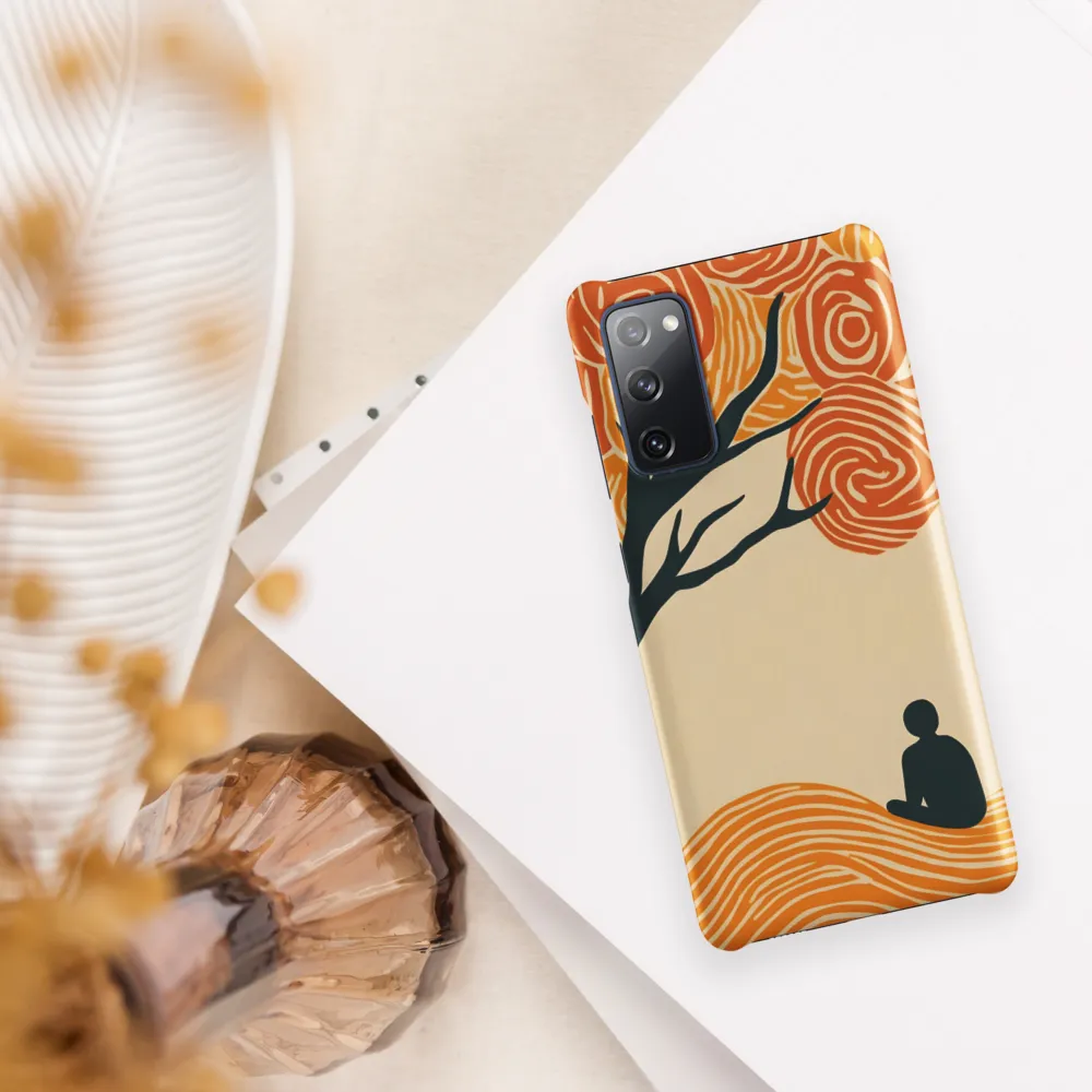 Silent Reflections under Swirling Leaves | Phone Case |  S20 FE | Snap Case | Matte