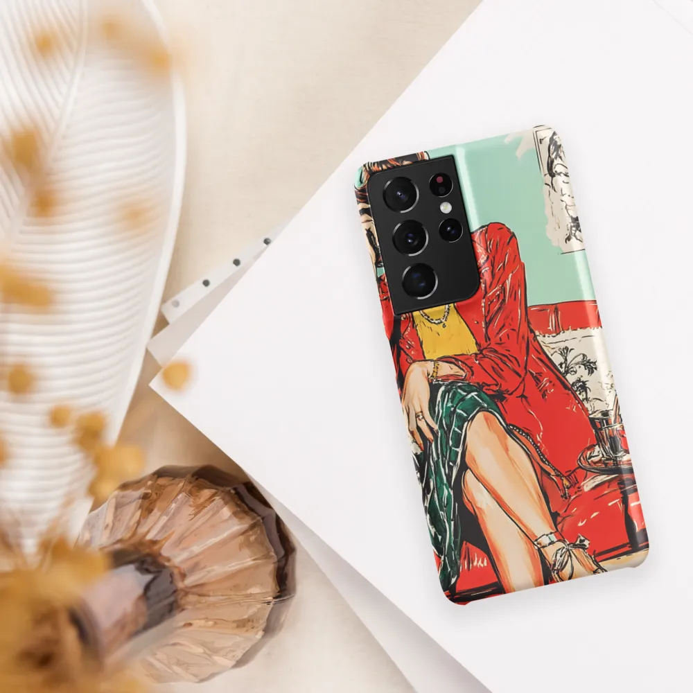 Chic Confidence | Phone Case |  S21 Ultra | Snap Case | Matte
