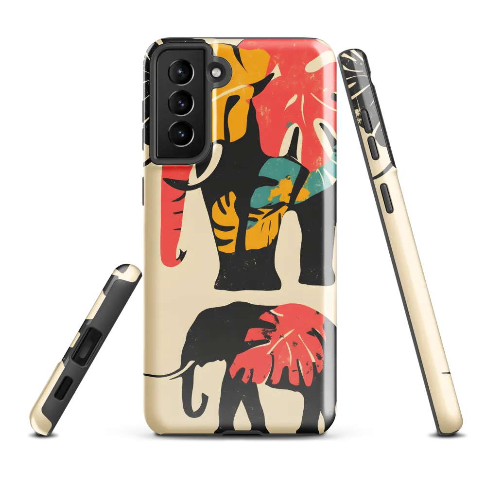 Tropical Elegance: The Elephant's Dance